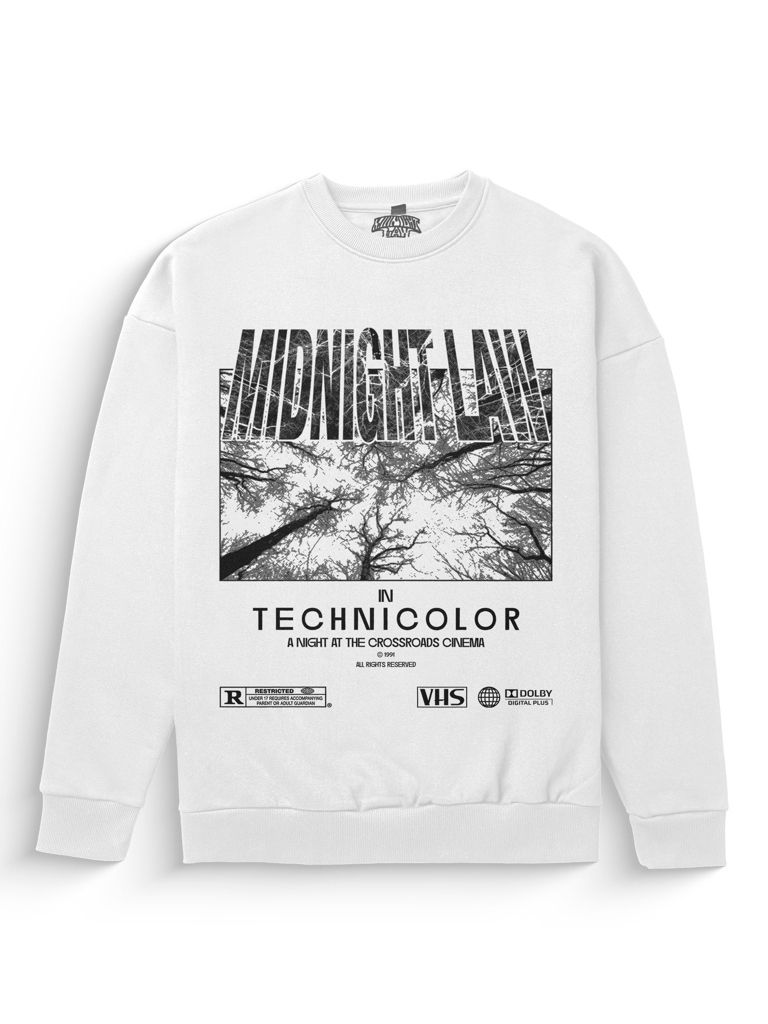 Cinema Sweatshirt – Midnight LAW Clothing