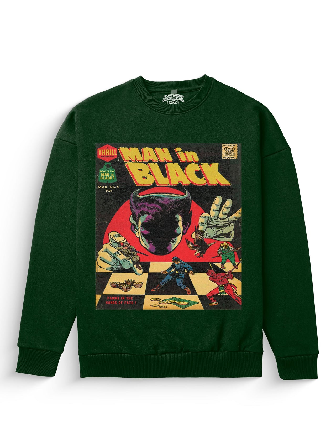 Man in Black Sweatshirt