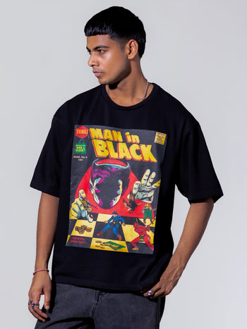 Man in Black T-Shirt