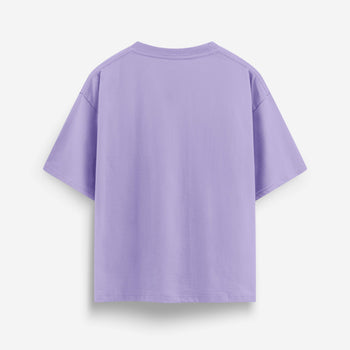 [Lavender / XS] Japanese Woodblock Oversized T-Shirt