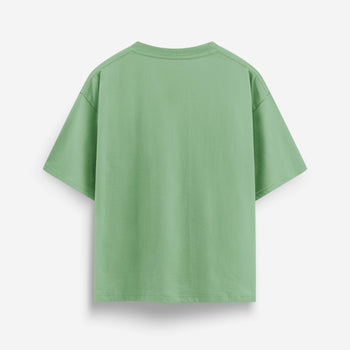 [Sage / XS] Starry Wave Oversized T-Shirt