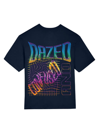 [Navy / L] Dazed Oversized T-Shirt