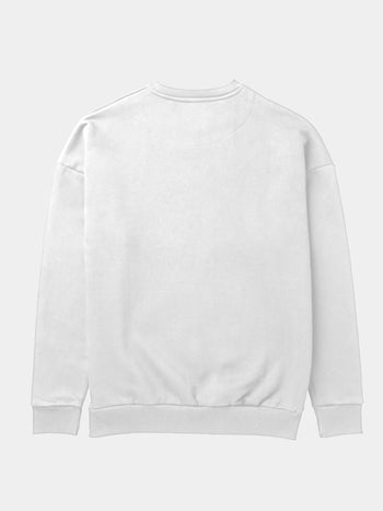 [White / S] Cat Sweatshirt [Unisex] - 400 GSM