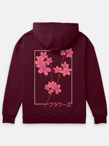 Flowers Heavyweight Hoodie [Unisex] - 400 GSM-Vintage Art Collection featuring t-shirts, oversized t-shirts, hoodies, and sweatshirts with timeless designs, combining classic style and modern comfort
