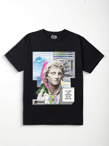 [Black / S] Windows Regular Fit T-Shirt