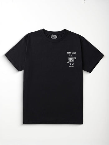 [Black / M] Happy Days Regular Fit T-Shirt