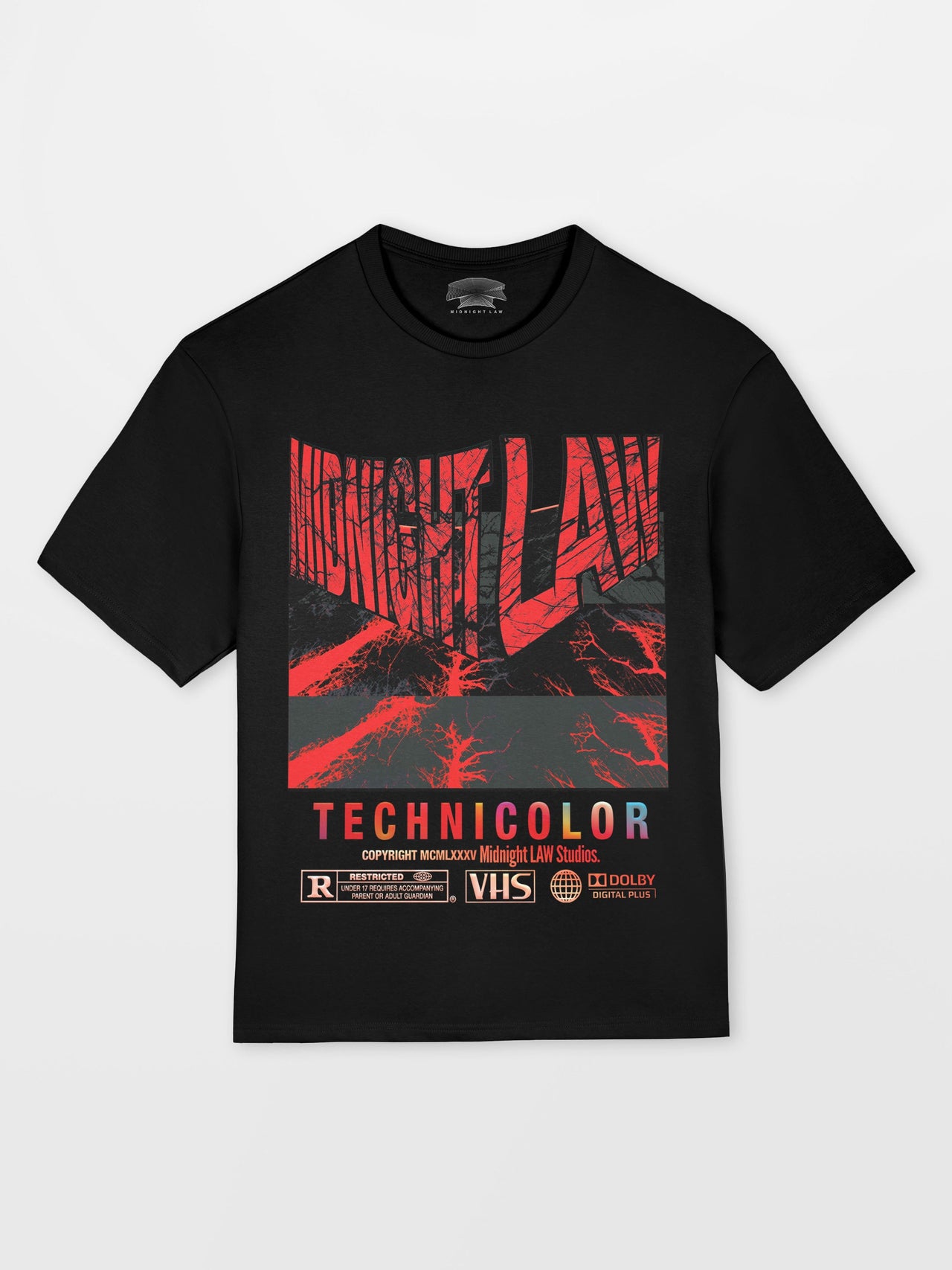 [Black / L] Cinema Oversized T-Shirt