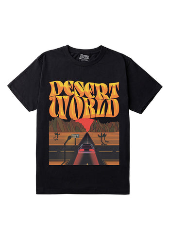 [Black / M] Desert World Regular Fit T-Shirt