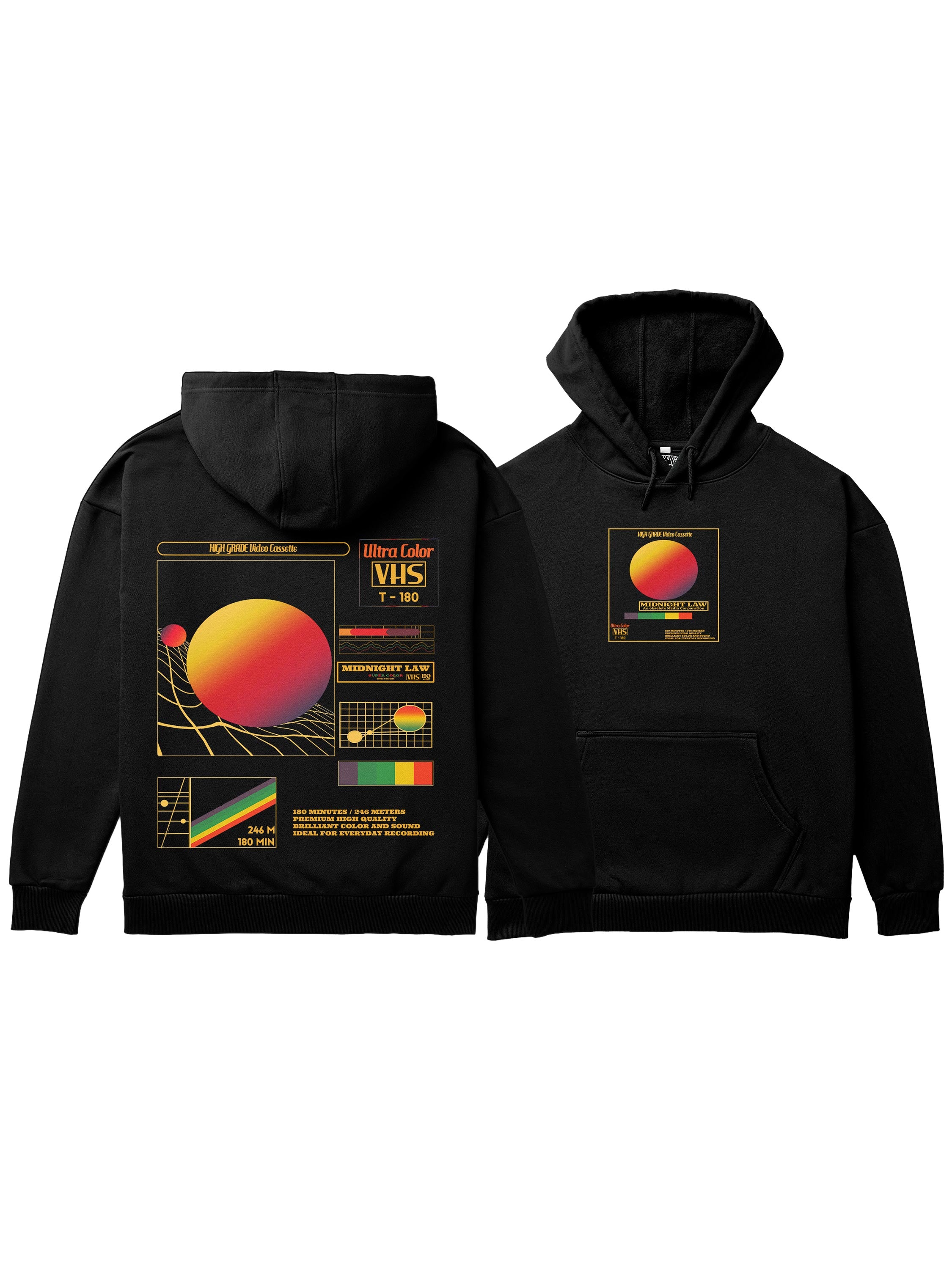 VHS Hoodie – Midnight LAW Clothing