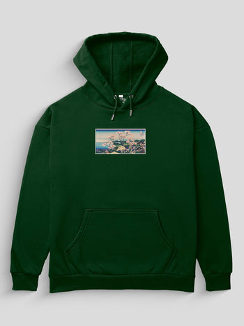 Japanese Woodblock Heavyweight Hoodie [Unisex] - 400 GSM-Vintage Art Collection featuring t-shirts, oversized t-shirts, hoodies, and sweatshirts with timeless designs, combining classic style and modern comfort