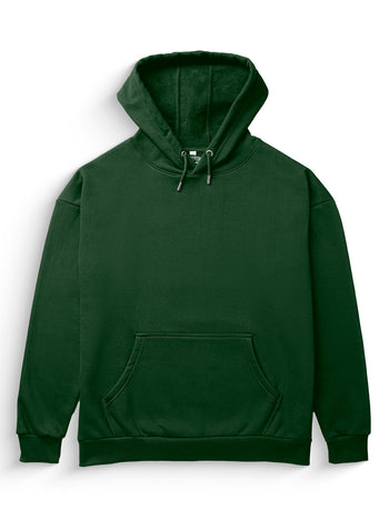 [Forest Green / XL] Basic Heavyweight Hoodie [Unisex] - 400 GSM