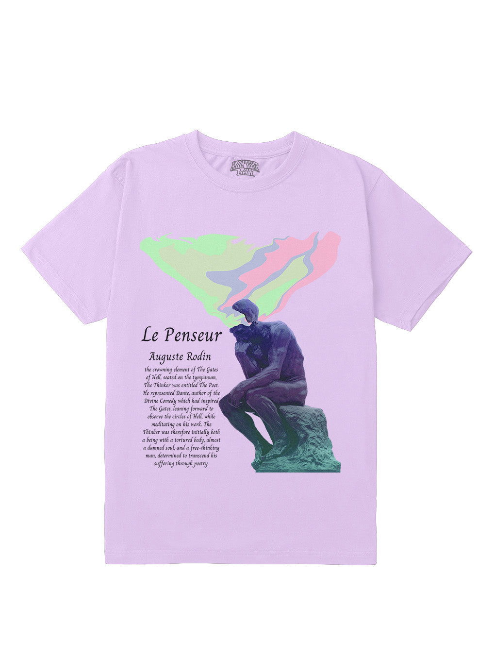 [Lavender / S] Thinker Regular Fit T-Shirt