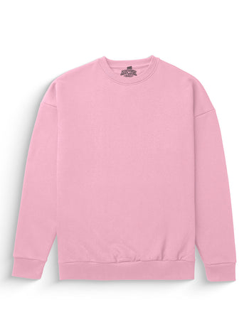 [Pink / S] Basic Heavyweight Sweatshirt [Unisex] - 400 GSM
