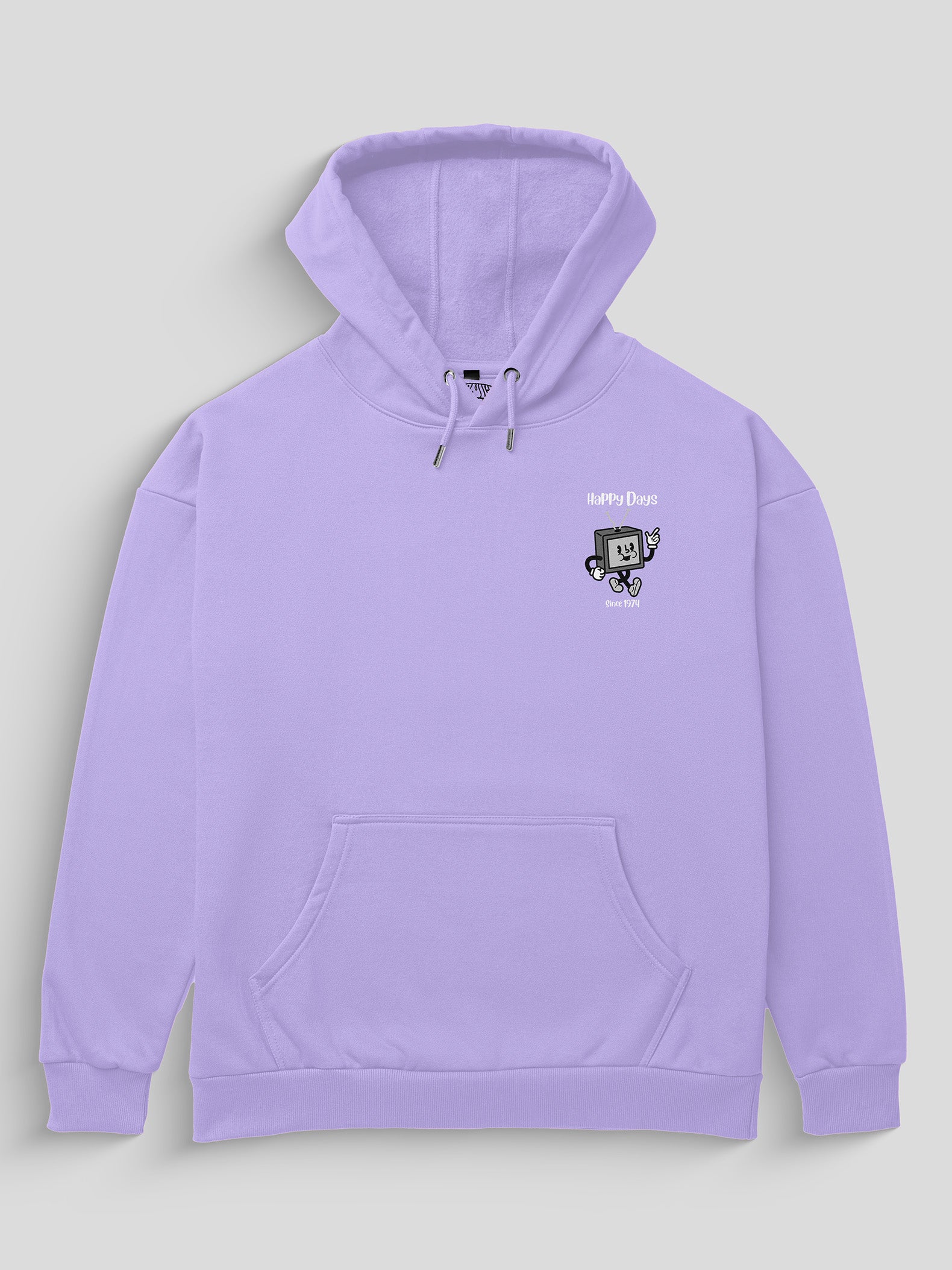 Happy Days Heavyweight Hoodie [Unisex] - 400 GSM-City 1989 Collection featuring t-shirts, oversized t-shirts, hoodies, and sweatshirts with urban-inspired designs, blending retro city style and modern comfort
