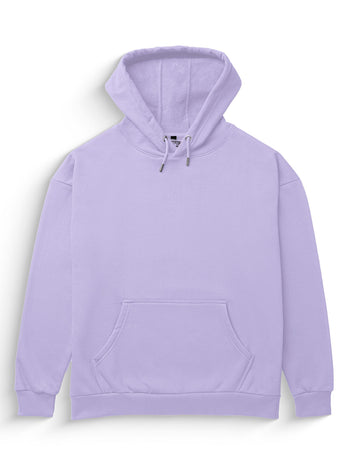 [Lavender / S] Basic Heavyweight Hoodie [Unisex] - 400 GSM
