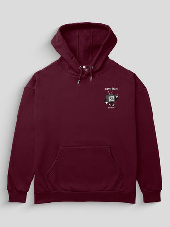 Happy Days Heavyweight Hoodie [Unisex] - 400 GSM-City 1989 Collection featuring t-shirts, oversized t-shirts, hoodies, and sweatshirts with urban-inspired designs, blending retro city style and modern comfort