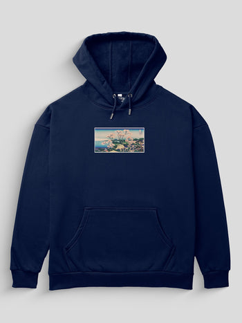 Japanese Woodblock Heavyweight Hoodie [Unisex] - 400 GSM-Vintage Art Collection featuring t-shirts, oversized t-shirts, hoodies, and sweatshirts with timeless designs, combining classic style and modern comfort