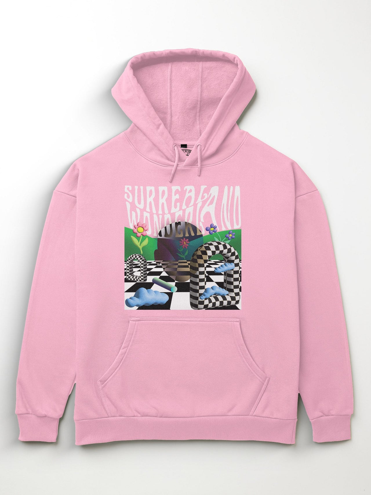 [Pink / XL] Surreal Heavyweight Hoodie [Unisex] - 400 GSM
