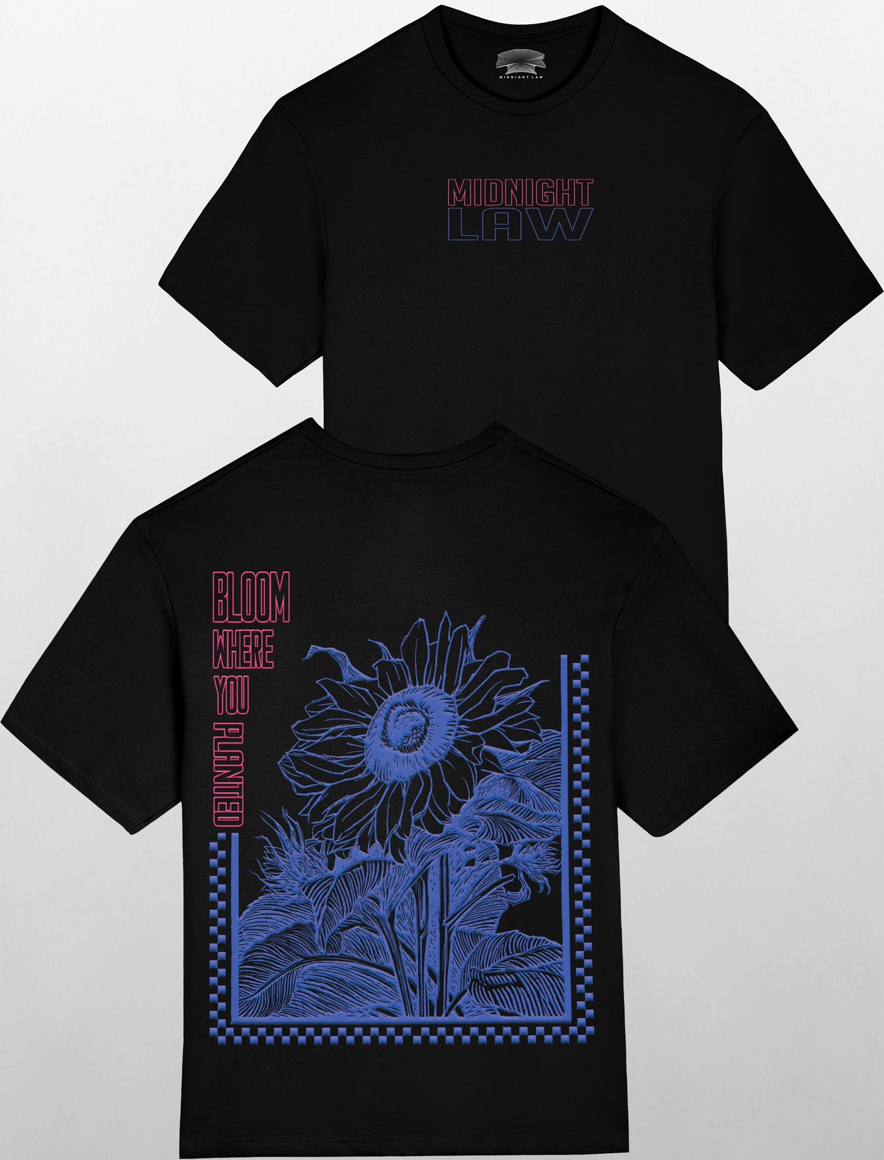 [Black / L] Bloom Oversized T-Shirt