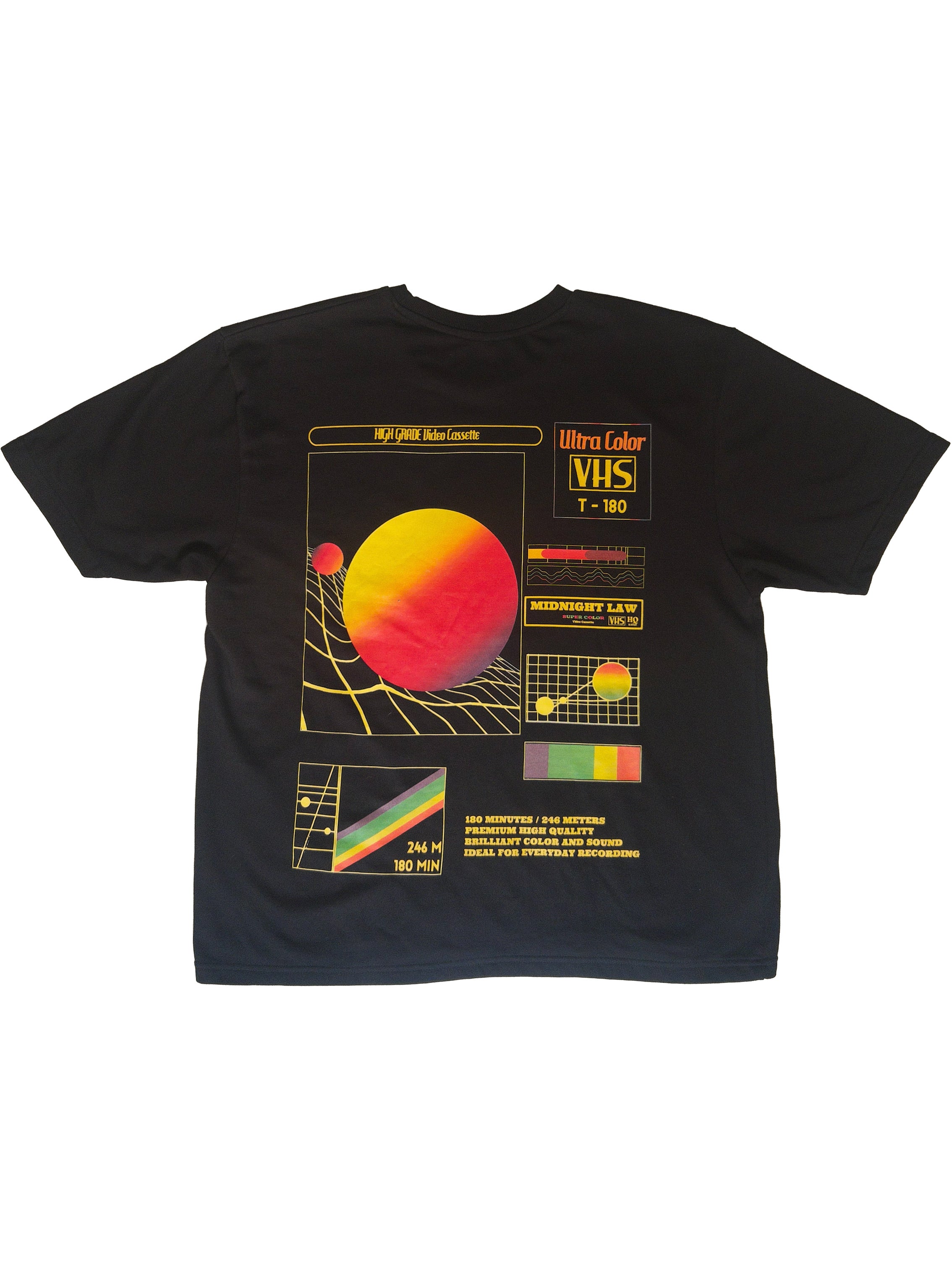 VHS Heavyweight Oversized T-Shirt - 280 GSM Midnight LAW