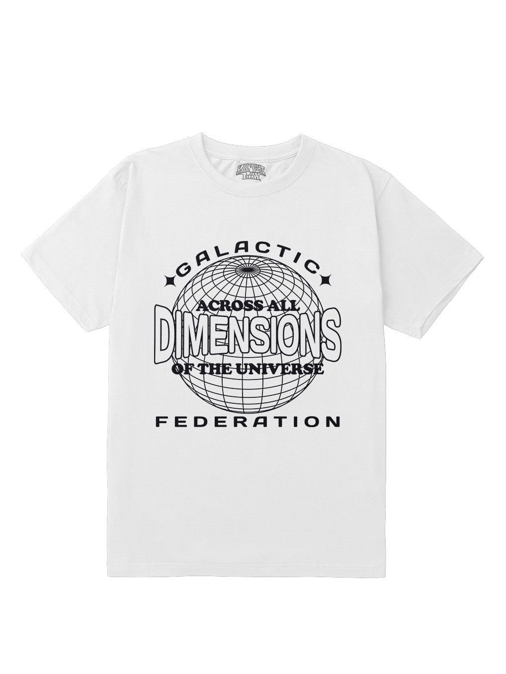 [White / M] Galactic Federation Regular Fit T-Shirt
