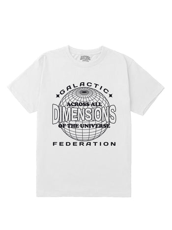 [White / M] Galactic Federation Regular Fit T-Shirt