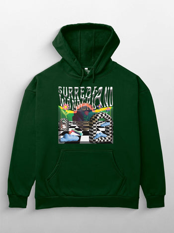[Forest Green / S] Surreal Heavyweight Hoodie [Unisex] - 400 GSM